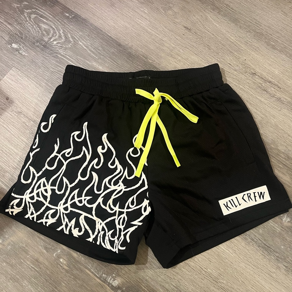 Kill Crew Black Athletic Shorts